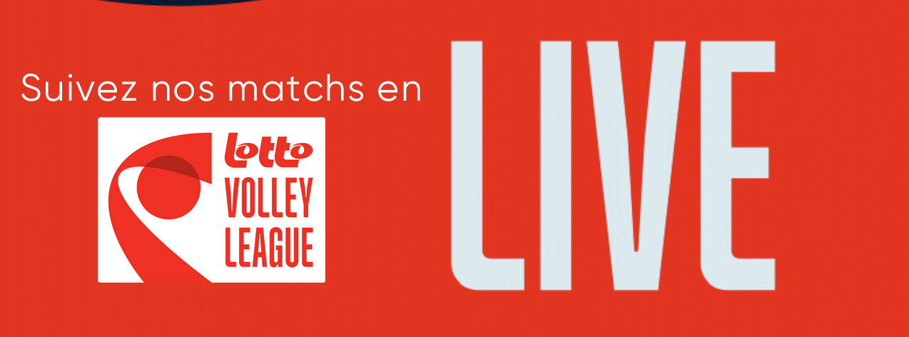 Suivez nos matchs en LIVE