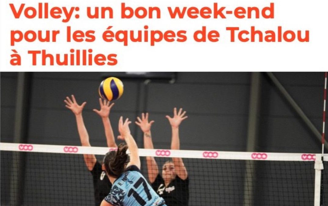 La meuse.be – Un bon week-end pour les équipes de Tchalou à Thuillies